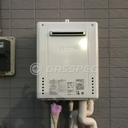施工後の給湯器（ノーリツ GT-2070SAW BL）