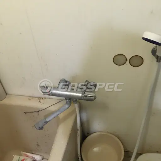 交換前の水栓・蛇口