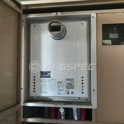 施工後の給湯器（ノーリツ GT-2470SAW BL）