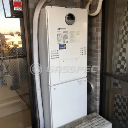施工後の暖房熱源機（ノーリツ GTH-C2460AW3H-1 BL）
