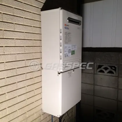 施工後の給湯器（ノーリツ GT-C2052SAWX-2 BL）