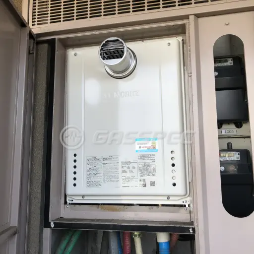 交換後の給湯器（ノーリツ GT-2470SAW-T BL）