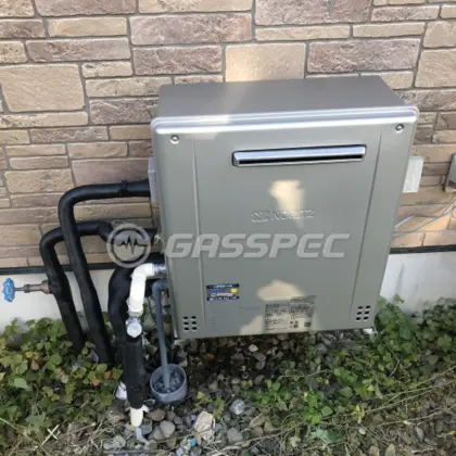 施工後の給湯器（ノーリツ GT-C2472SAR BL）