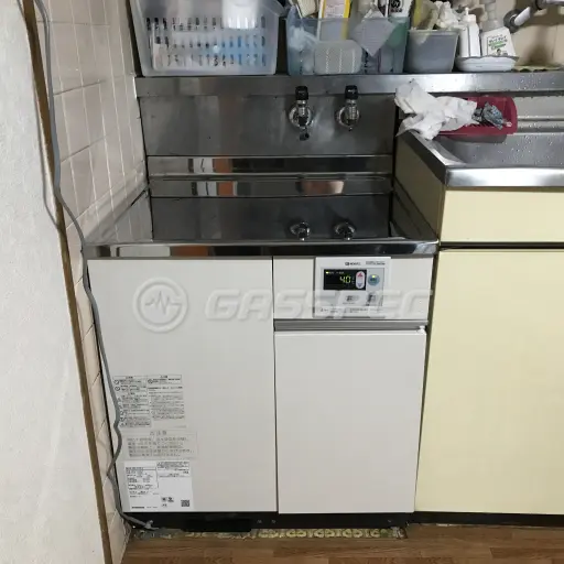 交換後の給湯器（ノーリツ GBG-1610D-2CL(1型)）
