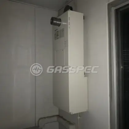 施工後の暖房熱源機（ノーリツ GTH-C2460AW3H-T-1 BL）