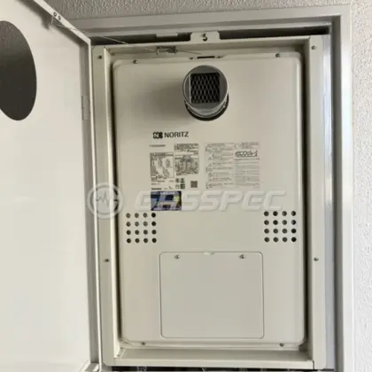 施工後の暖房熱源機（ノーリツ GTH-CP2460AW3H-T-1 BL）