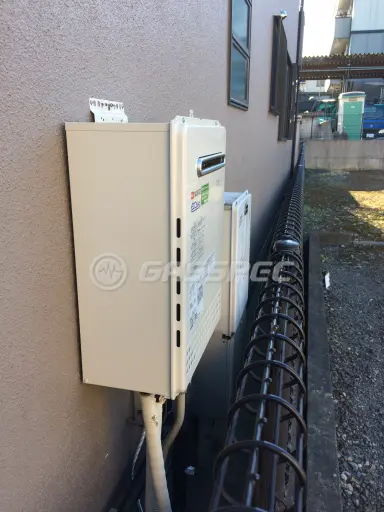 施工後の給湯器（ノーリツ GT-C2452SAWX-2 BL）