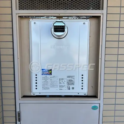 施工後の給湯器（ノーリツ GT-2470SAW-T BL）