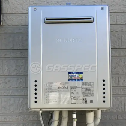 施工後の給湯器（ノーリツ GT-C2472SAW BL）