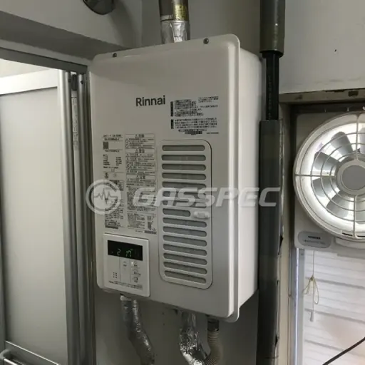 交換後の給湯器（リンナイ RUX-V1615SWFA(B)-E）