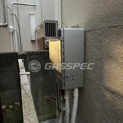施工後の給湯器（ノーリツ GT-C2472SAW BL）