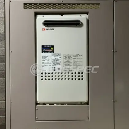 施工後の給湯器（ノーリツ GQ-2427AWX-DX BL）