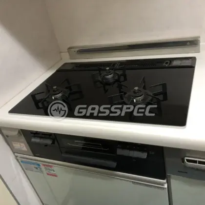 施工後のビルトインガスコンロ（ノーリツ N3WV7RWTP1）