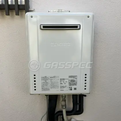 施工後の給湯器（ノーリツ GT-2470SAW BL）