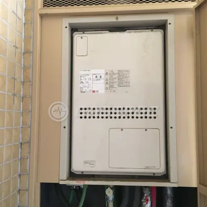施工前の暖房熱源機