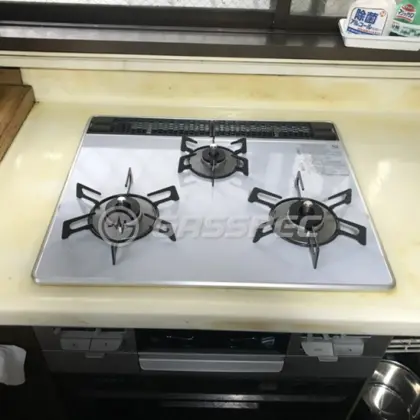 施工後のビルトインガスコンロ（リンナイ RS31AW36P49R7VW）