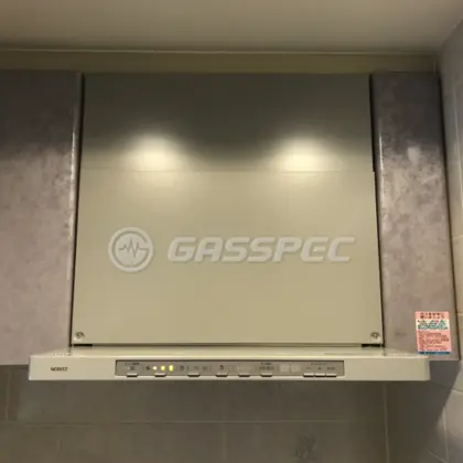 施工後のレンジフード（ノーリツ NFG6S21MSI）