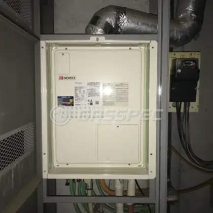 施工後の暖房熱源機（ノーリツ GTH-2445AWX3H-H-1 BL）