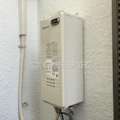 施工後の暖房熱源機（ノーリツ GH-712W）
