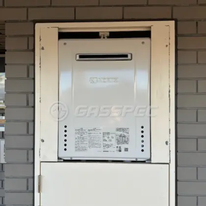 施工後の給湯器（ノーリツ GT-1670SAW BL）