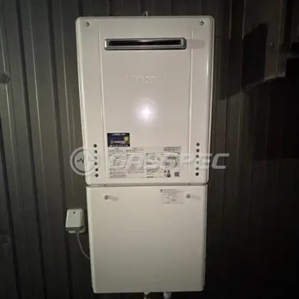 施工後の給湯器（ノーリツ GT-2070SAW BL）