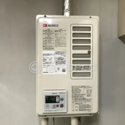 施工後の給湯器（ノーリツ GQ-1637WSD-F-1）