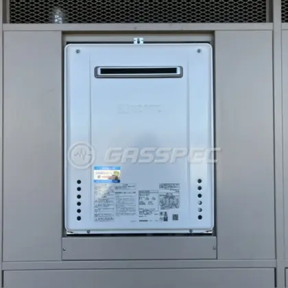 施工後の給湯器（ノーリツ GT-2470SAW BL）