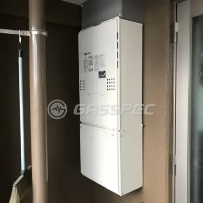 施工後の暖房熱源機（ノーリツ GTH-2454SAW3H-H BL）
