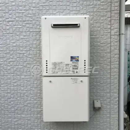 施工後の給湯器（ノーリツ GT-2470SAW BL）