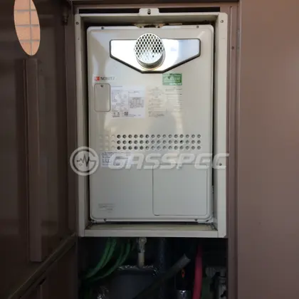 施工後の暖房熱源機（ノーリツ GTH-2444AWX3H-T-1 BL）
