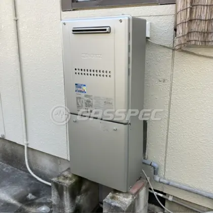 施工後の暖房熱源機（ノーリツ GTH-C2459AWD-1 BL）