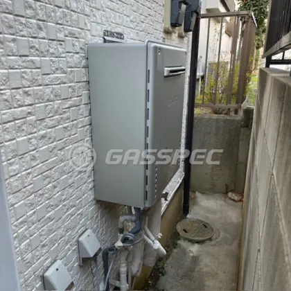 施工後の給湯器（ノーリツ GT-C2472AW BL）