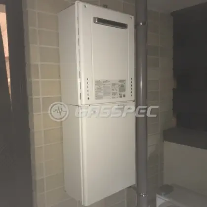 施工後の給湯器（ノーリツ GT-2470SAW BL）