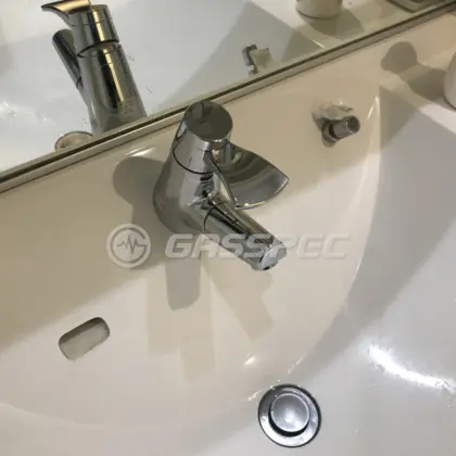 施工後の水栓・蛇口（TOTO CQ923BZ2）