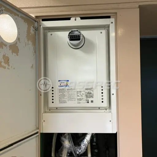 交換後の給湯器（ノーリツ GT-2070SAW-T BL）