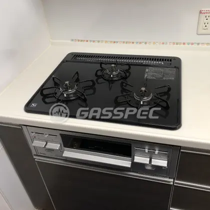 施工後のビルトインガスコンロ（パロマ PD-N36AS）