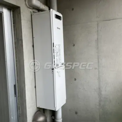 施工後の給湯器（リンナイ RUF-SA1615SAW(A)）