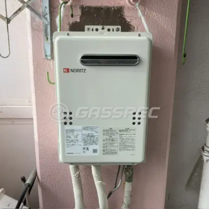 施工後の給湯器（ノーリツ GQ-2039WS-1）