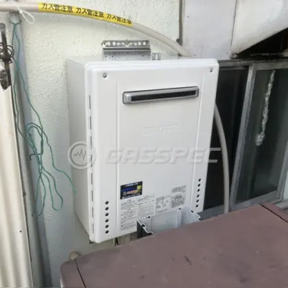 施工後の給湯器（ノーリツ GT-1670AW BL）