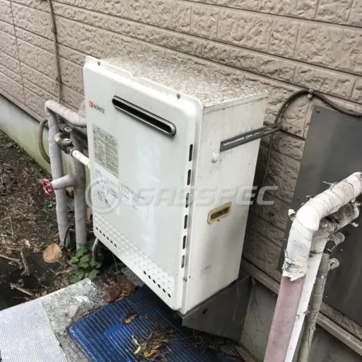 交換前の給湯器（ノーリツ GT-2450SARX）