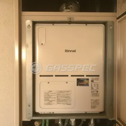 施工後の暖房熱源機（リンナイ RVD-A2400SAU2-3(B)）