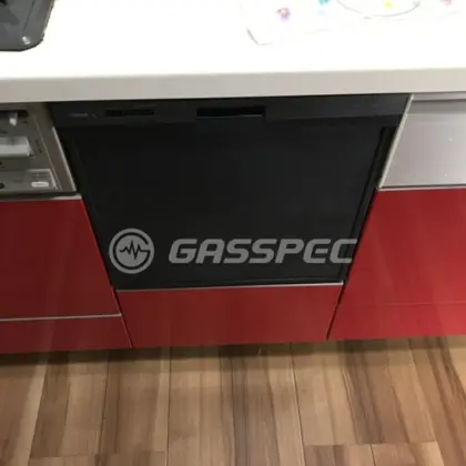 施工後のビルトイン食洗機（リンナイ RSW-405AA-B）