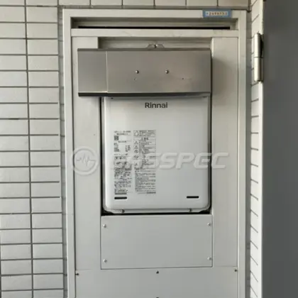 施工後の給湯器（リンナイ RUX-A1616W(A)-E）