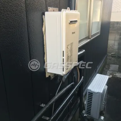 施工後の給湯器（リンナイ RUX-A1616W(A)-E）
