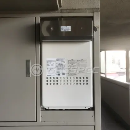 施工後の給湯器（ノーリツ GQ-1627AWX-DX BL）