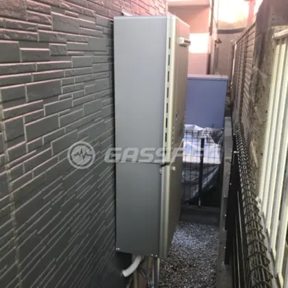 施工後の給湯器（ノーリツ GT-C2072SAW BL）