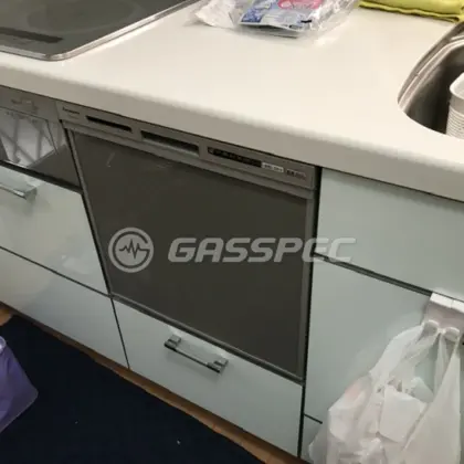 施工後のビルトイン食洗機（パナソニック NP-45RS9S）