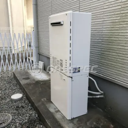 施工後の給湯器（ノーリツ GT-2470SAW BL）