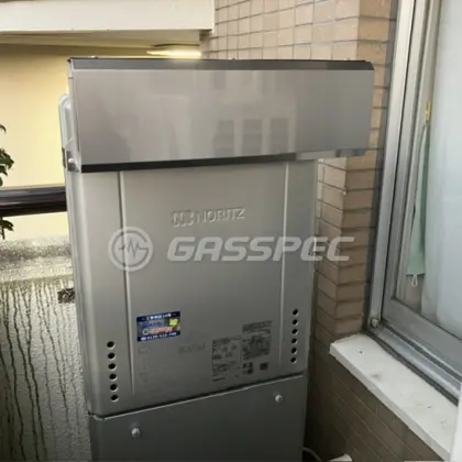施工後の給湯器（ノーリツ GT-C2072SAW BL）