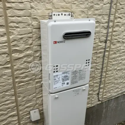 施工後の給湯器（ノーリツ GQ-2039WS-1）